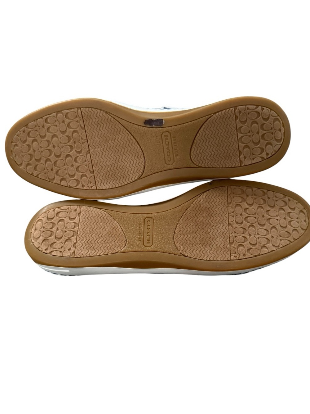 Coach Rainey Top Sider Signature Slip on Canvas Shoes, Size 8. - Picture 8 of 12